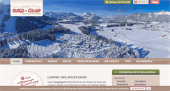 Desktop Screenshot of eurocamp-koessen.com